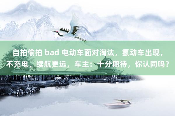 自拍偷拍 bad 电动车面对淘汰，氢动车出现，不充电、续航更远，车主：十分期待，你认同吗？