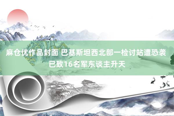 麻仓优作品封面 巴基斯坦西北部一检讨站遭恐袭 已致16名军东谈主升天