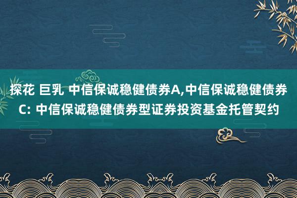 探花 巨乳 中信保诚稳健债券A，中信保诚稳健债券C: 中信保诚稳健债券型证券投资基金托管契约